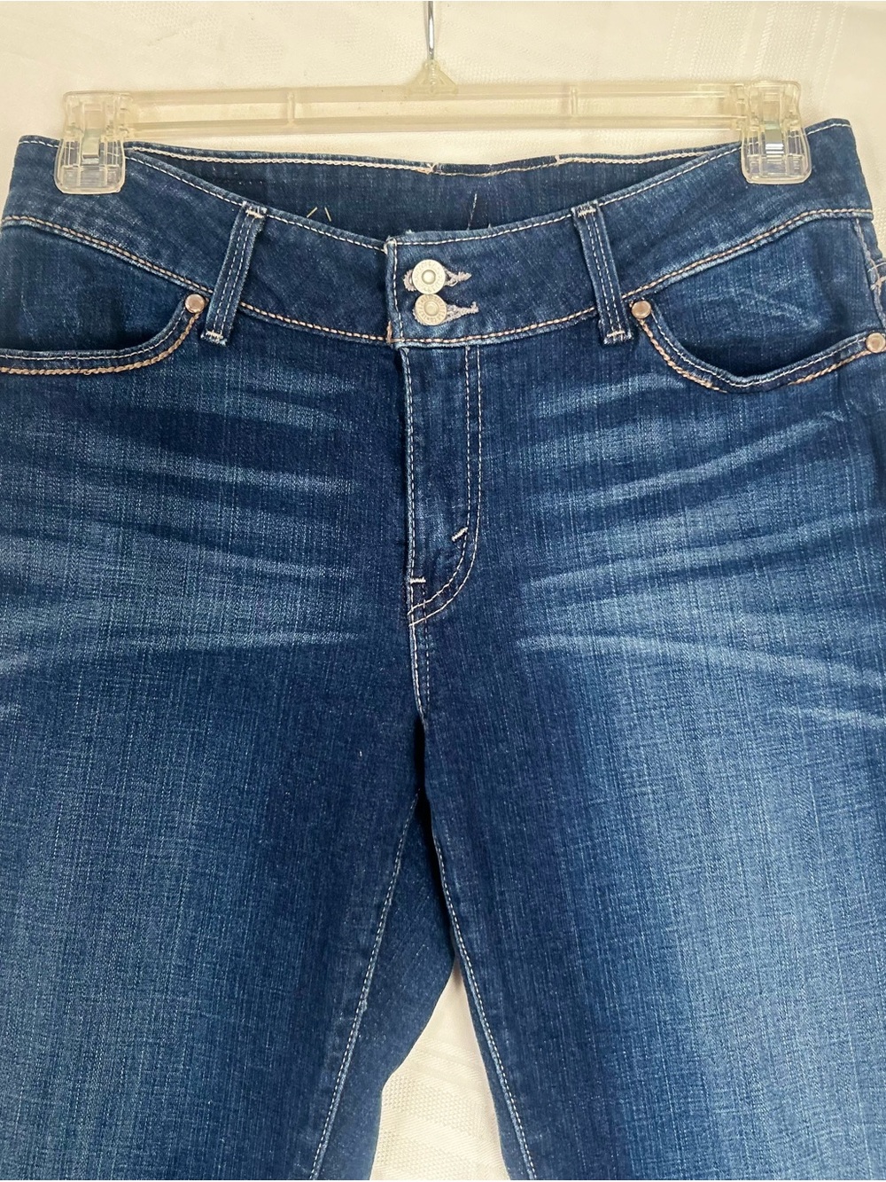 Levi's 515 Women's Dark Blue low rise Bootcut Jeans - Picture 2 of 12
